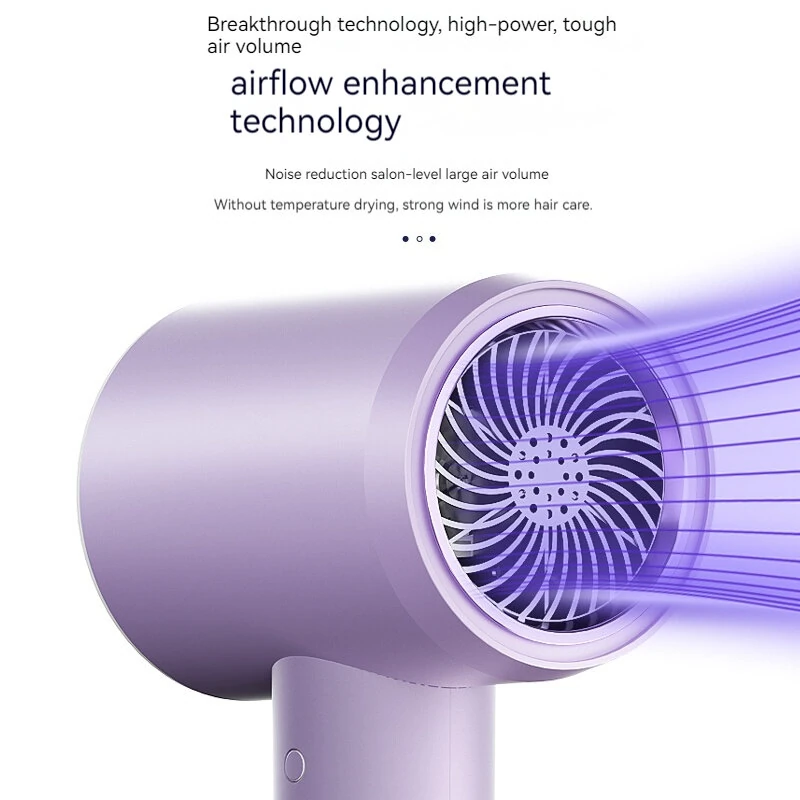 (image for) 2000W Powerful Hair Dryer 5-Level Temperature Adjustment Dual Switches with Rotating Nozzle 220~240V Salon Hair Dryer for Home